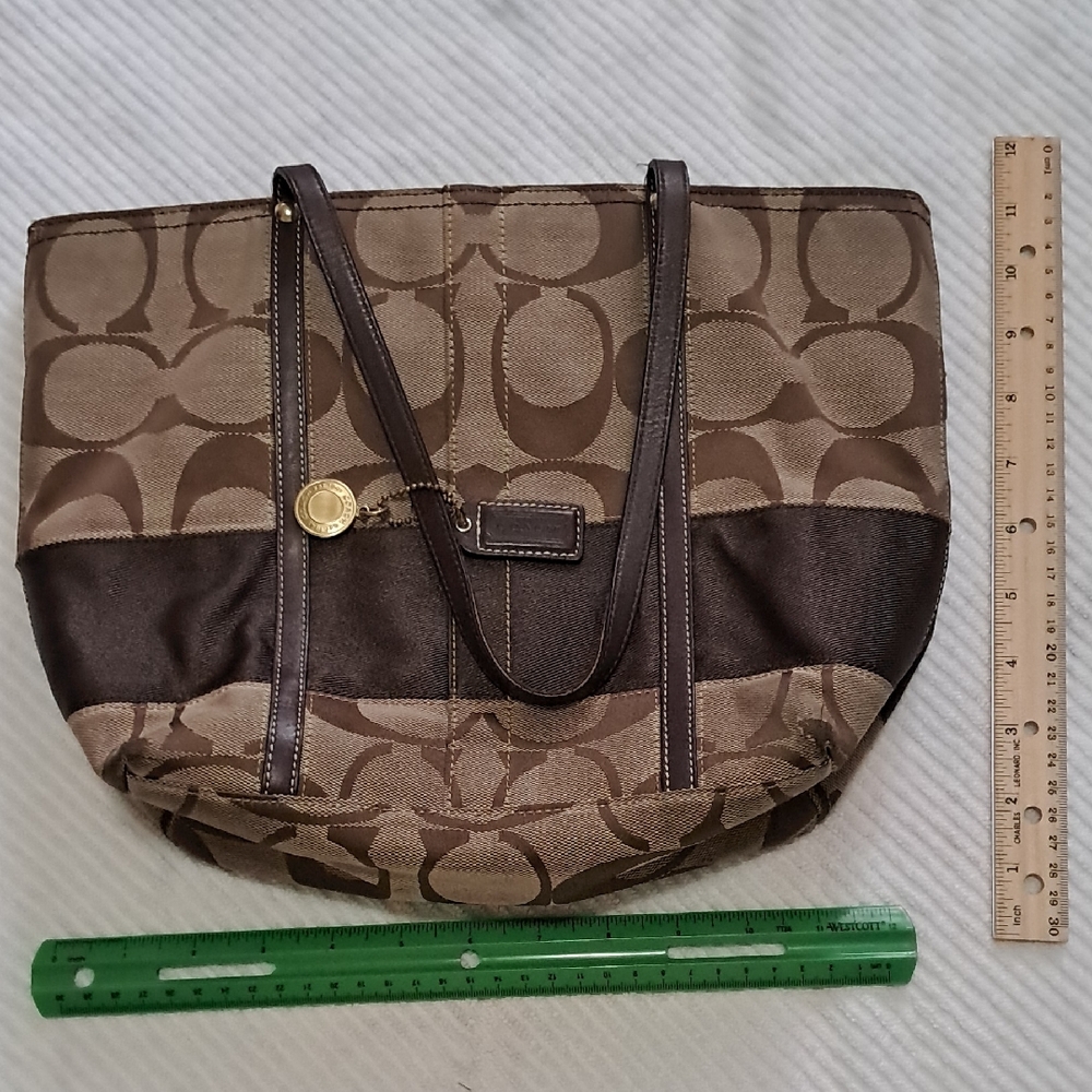 Coach Brown Designer Tote Bag
